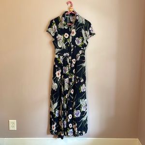 Zara Woman Floral Dress Size: S